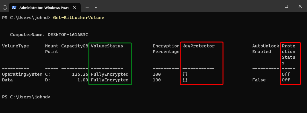 Автоматическое шифрование BitLocker